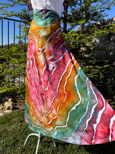 Load image into Gallery viewer, Women’s XL Geode Midi Skirt in ‘Rainbow Sherbet’
