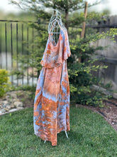 Load image into Gallery viewer, Custom 100% Rayon Flounce Maxi Dress for Kelsi
