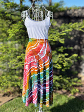 Load image into Gallery viewer, Women’s XL Geode Midi Skirt in ‘Rainbow Sherbet’
