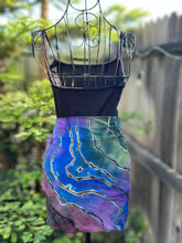 Load image into Gallery viewer, Custom Reverse Geode Midi Skirt in ‘Abalone’ for Morgan
