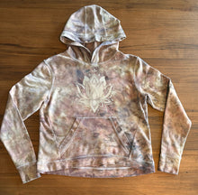 Load image into Gallery viewer, Women’s Small Thumbhole Painted ‘Lotus’ Hoodie
