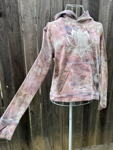 Load image into Gallery viewer, Women’s Small Thumbhole Painted ‘Lotus’ Hoodie
