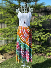 Load image into Gallery viewer, Women’s XL Geode Midi Skirt in ‘Rainbow Sherbet’
