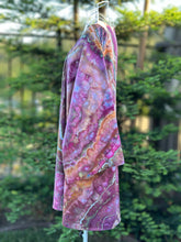 Load image into Gallery viewer, Women’s One Size (S-L) Geode Long Sleeve Kimono in ‘Dusty Purple Amber Waves’
