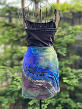 Load image into Gallery viewer, Custom Reverse Geode Mini Skirt in ‘Abalone’ for Laura
