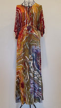 Load and play video in Gallery viewer, Custom Geode Maxi Dress in ‘Rustic Rainbow’ for Julie
