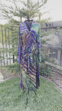 Load and play video in Gallery viewer, Custom Reverse Geode Bamboo Robe for Coleen
