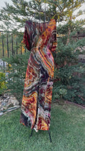 Load and play video in Gallery viewer, Custom Reverse Geode Surplice Maxi Dress for Mary
