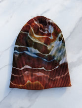 Load image into Gallery viewer, Adult Thick Cotton Geode Beanie in Earthy Rainbow
