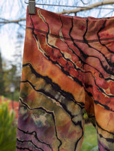 Load image into Gallery viewer, Women&#39;s Medium Reverse Geode Leggings in Earthy Rainbow
