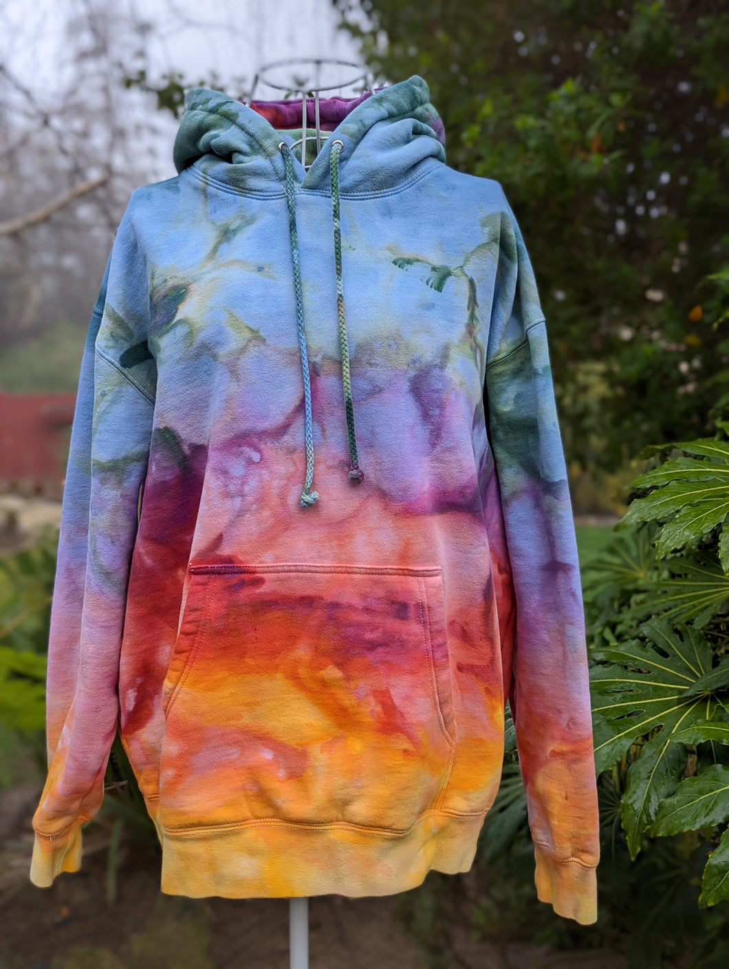 Custom Sunset Ombré Hoodie for Sandie