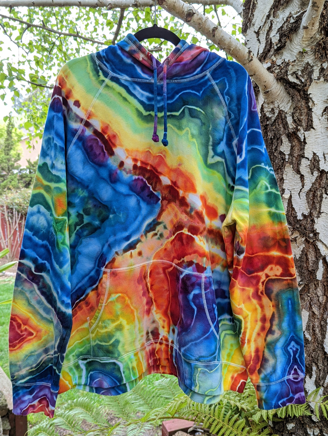 Custom Rainbow Geode Hoodie for Angel