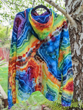 Load image into Gallery viewer, Custom Rainbow Geode Hoodie for Angel
