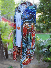 Load image into Gallery viewer, Custom Geode Bell Sleeve Kimono for Tonya
