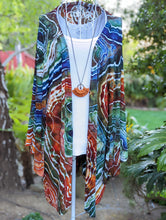 Load image into Gallery viewer, Custom Geode Bell Sleeve Kimono for Tonya
