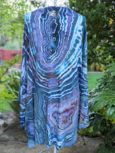 Load image into Gallery viewer, Custom Geode Bell Sleeve Kimono in Abalone for Ashley
