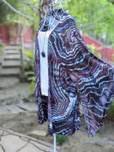 Load image into Gallery viewer, Custom Geode Bell Sleeve Kimono for Kate Huber-Klimson
