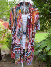 Load image into Gallery viewer, Women&#39;s Small Geode Kimono with Pockets in Color Challenge #4
