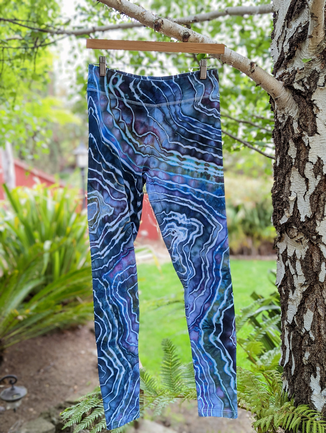 Custom Geode Leggings in Abalone for Lisa