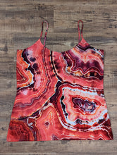 Load image into Gallery viewer, Women&#39;s XXL Geode Spaghetti Strap Tank Top in Color Challenge #11
