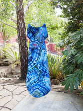 Load image into Gallery viewer, Custom Geode Off Shoulder Dress for Meaghan
