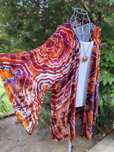 Load image into Gallery viewer, Custom Geode Bell Sleeve Kimono for Daniella
