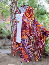 Load image into Gallery viewer, Custom Geode Bell Sleeve Kimono for Daniella
