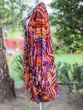 Load image into Gallery viewer, Custom Geode Bell Sleeve Kimono for Daniella
