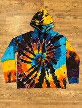 Load image into Gallery viewer, Custom Rainbow Spiral &amp; Black Hoodie for Rachelle
