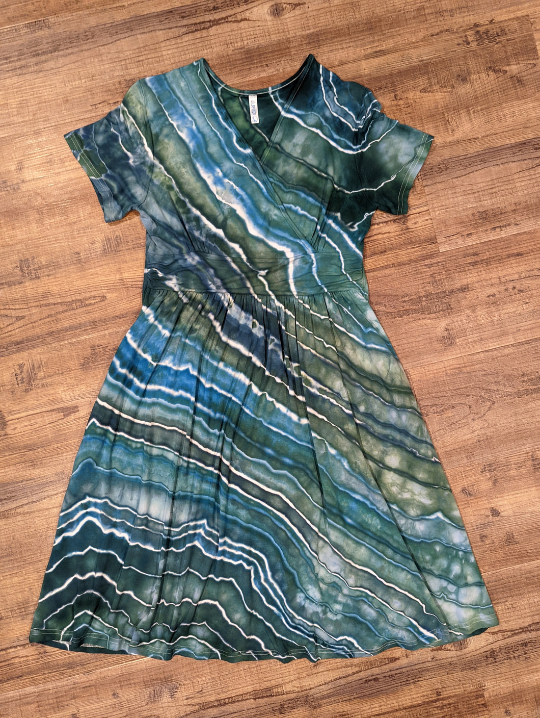 Custom Geode Surplice Dress for Kim