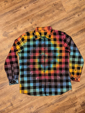 Load image into Gallery viewer, Custom Rainbow Flannel Shirt for Adrian
