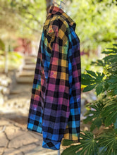 Load image into Gallery viewer, Custom Rainbow Flannel Shirt for Adrian
