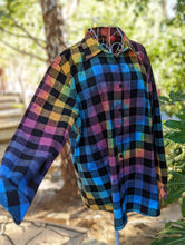 Load image into Gallery viewer, Custom Rainbow Flannel Shirt for Adrian
