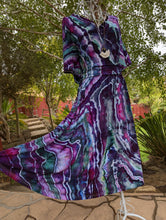 Load image into Gallery viewer, Custom Geode Surplice Midi Dress for Wendy
