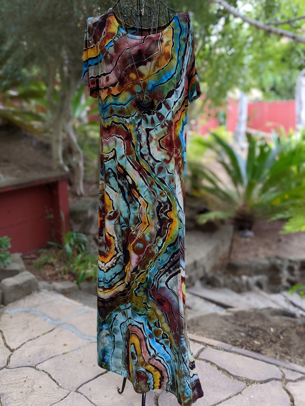 Custom Reverse Geode Maxi Dresses for Kari