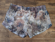 Load image into Gallery viewer, Women&#39;s XXL Mid-Rise French Terry Shorts in Raven &amp; Bubblegum
