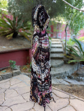 Load image into Gallery viewer, Custom Reverse Geode Surplice Maxi Dress for Tonya
