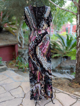 Load image into Gallery viewer, Custom Reverse Geode Surplice Maxi Dress for Tonya
