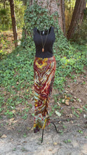 Load and play video in Gallery viewer, Custom Reverse Geode Maxi Skirt in ‘Boulder Opal’ for Rachael
