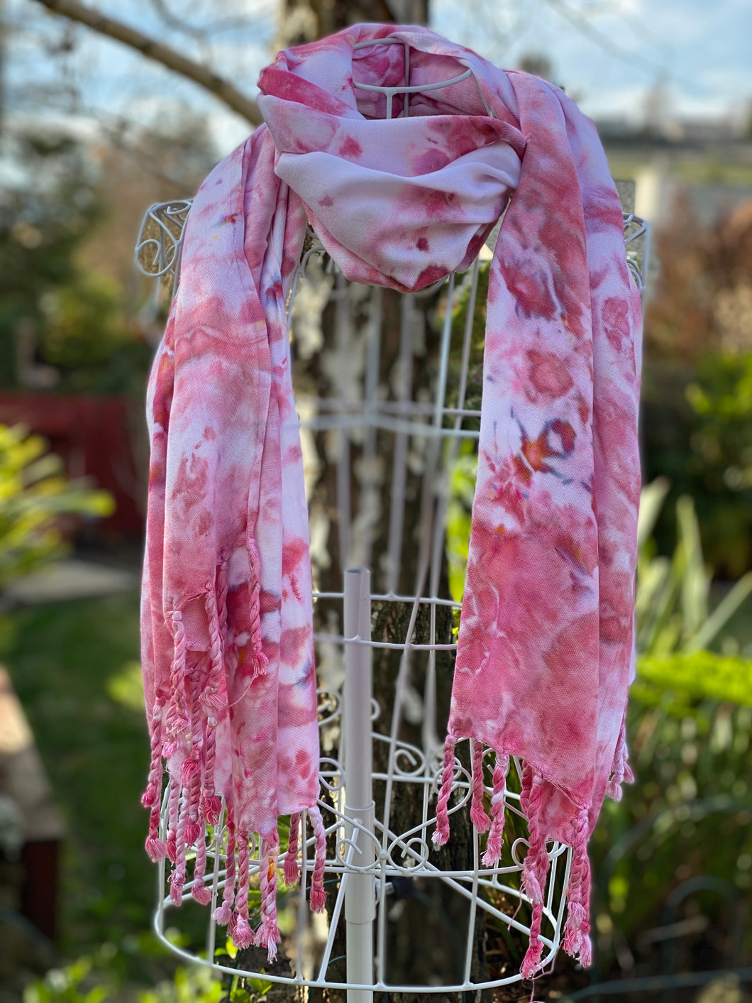 Powder & Baby Pink Scarf