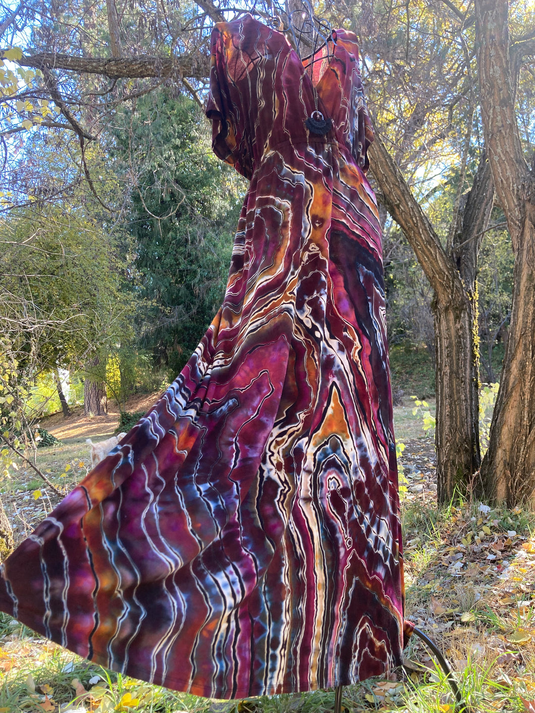 Custom Reverse Geode Maxi Dress for Jill