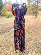 Load image into Gallery viewer, Custom Reverse Geode Surplice Maxi Dress for Lisa
