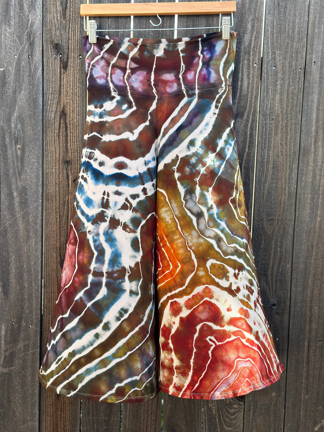 Custom Cropped Geode Palazzo Pants for Rosie