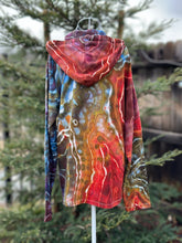 Load image into Gallery viewer, Custom Geode Hooded Henley for Kellie
