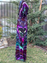 Load image into Gallery viewer, Custom Reverse Geode Surplice Maxi Dress for Nima
