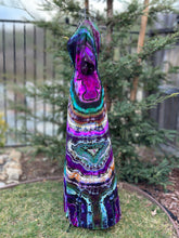 Load image into Gallery viewer, Custom Reverse Geode Surplice Maxi Dress for Nima
