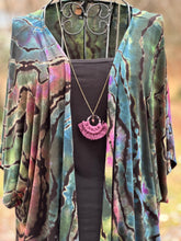 Load image into Gallery viewer, 2 Custom Reverse Geode Kimonos in ‘Abalone’ for Linda
