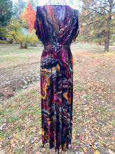 Load image into Gallery viewer, Custom Reverse Geode Surplice Maxi Dress for Lisa
