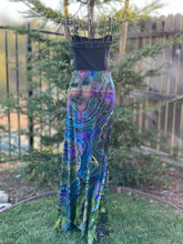 Load image into Gallery viewer, Custom Reverse Geode Maxi Skirt in ‘Abalone’ for Caroline
