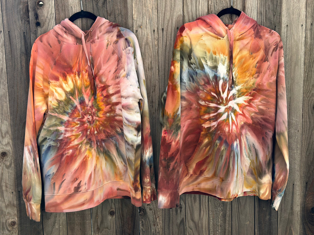 2 Custom Gravity Spiral Hoodies for Rebecca